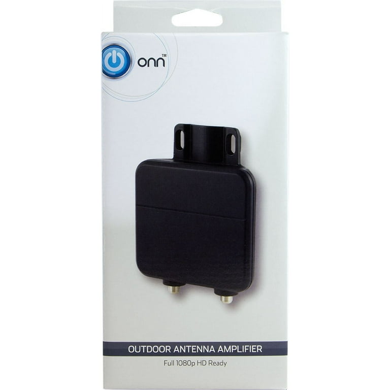 Outdoor TV Antenna Amplifier, Black