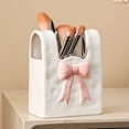 thumbnail image 6 of PEIBang Handbag Shape Ceramic Pencil Holder,White Pen Cup with Bowknot Desk Organizer,Cute Brush Holder for Home Decor, 6 of 6