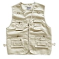thumbnail image 6 of XIAONU Men's Multi-Pocket Utility Vest Regular Fit Sleeveless Zip Up V Neck Pullover Top Breathable Outdoor Fishing Hiking Travel Wear Vest, 6 of 7