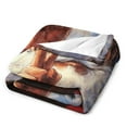 thumbnail image 3 of Funny Santa Claus Christmas Blanket Lightweight Cozy Couch Bed Super Soft And Microfiber Throws Blankets for All Seasons, 3 of 8