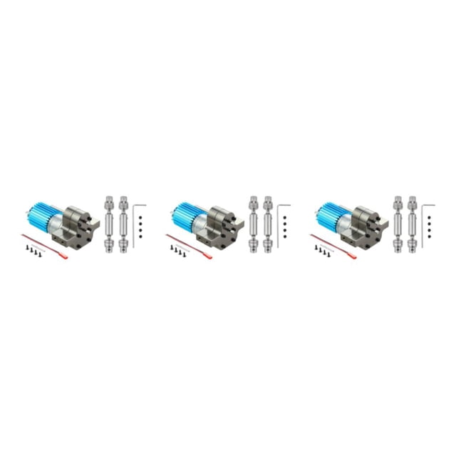 ZheElen Metal Box Transfer 370 Motor Accessory for WPL C14 Q60 Robust and Dependable Titanium Color 3.17mm 3Set