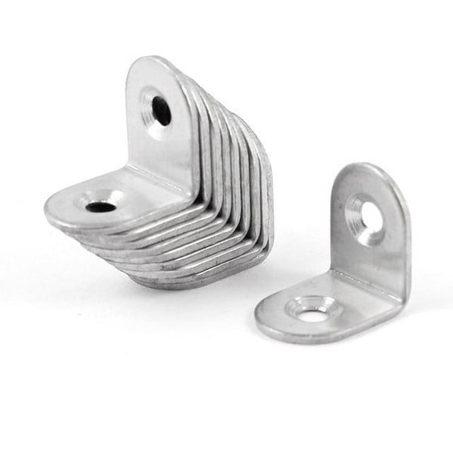 MasteelfCA 20Pcs 25*25*16mm Stainless Steel 90 Degree Angle Bracket