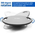 thumbnail image 5 of Yes4All Wobble Balance Board Plastic Stability Trainer with Handles for Home Gym, Silver, 5 of 7