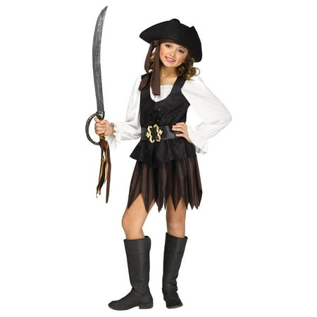 Pirate Maiden Costume - Rustic Pirate Maiden Child Costume