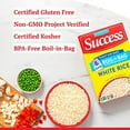 thumbnail image 3 of Success Boil-in-Bag Rice, White Rice, Quick and Easy Rice Meals, 21-Ounce Box, 3 of 3
