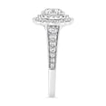 thumbnail image 3 of Cloud Jewel 14K Ring for Gift - Round Cut 1.8 Ct VVS1/D Moissanite Ring - Engagement Wedding Double Halo Ring For Women - Halo Solitaire with Accent Engagement Ring for Women - Proposal Ring, 3 of 4