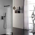 thumbnail image 3 of 10 inch Shower Head Bathroom Luxury Rain Mixer Shower Complete Combo Set Wall Mounted, 3 of 9