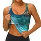 thumbnail image 3 of Fotbe Tropical Paradise Window View Sujetador Deportivo Largo sin Aros para Mujer con Almohadillas y Soporte Medio, Transpirable y Absorbente, Camiseta Tipo Chaleco o Tank Top-Large, 3 of 8