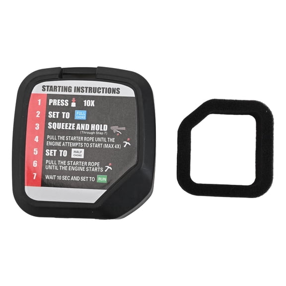 Ana Easily Replaceable Air Filter Cover and Element for For Homelite Tools
