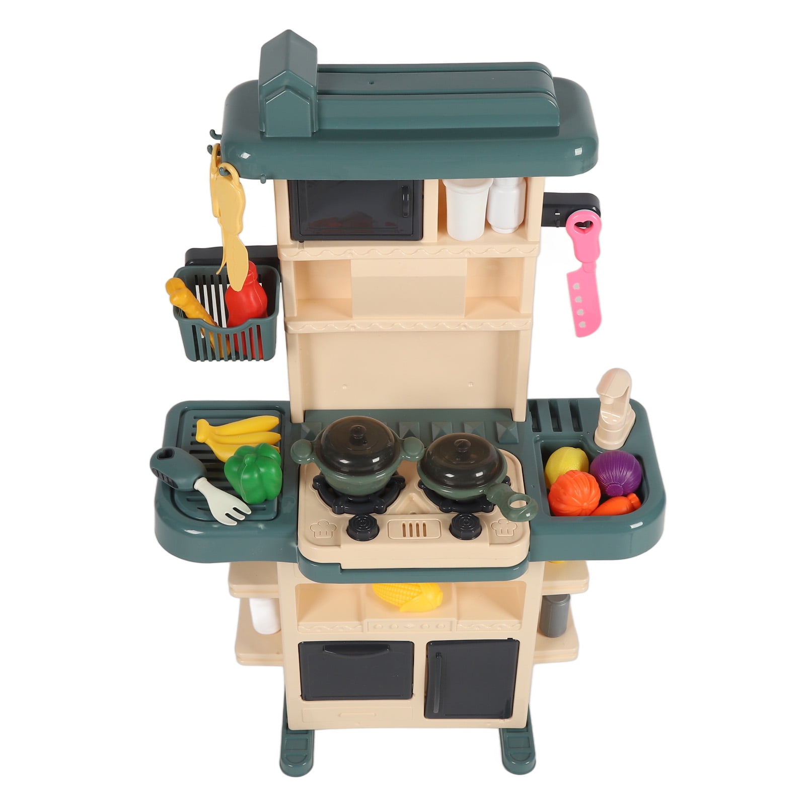 Pretend Kitchen Playset Toy, Pot Sound Kids Kitchen Play Set High Simulation 73cm Height  for Home Use