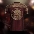 thumbnail image 2 of 2026 Mexico Soccer Jersey, Men’s V-Neck Short Sleeve Sports Fans Shirt for Game Day, Training, Travel, and Casual Wear Red Size:3XL, 2 of 11
