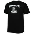 thumbnail image 2 of Men's Black Brooklyn Nets Big & Tall Heart & Soul T-Shirt, 2 of 3