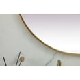 thumbnail image 7 of Elegant Lighting MR2A3060BRS Asha 30" W X 60" H Oval Framed Accent Mirror - Brass, 7 of 7