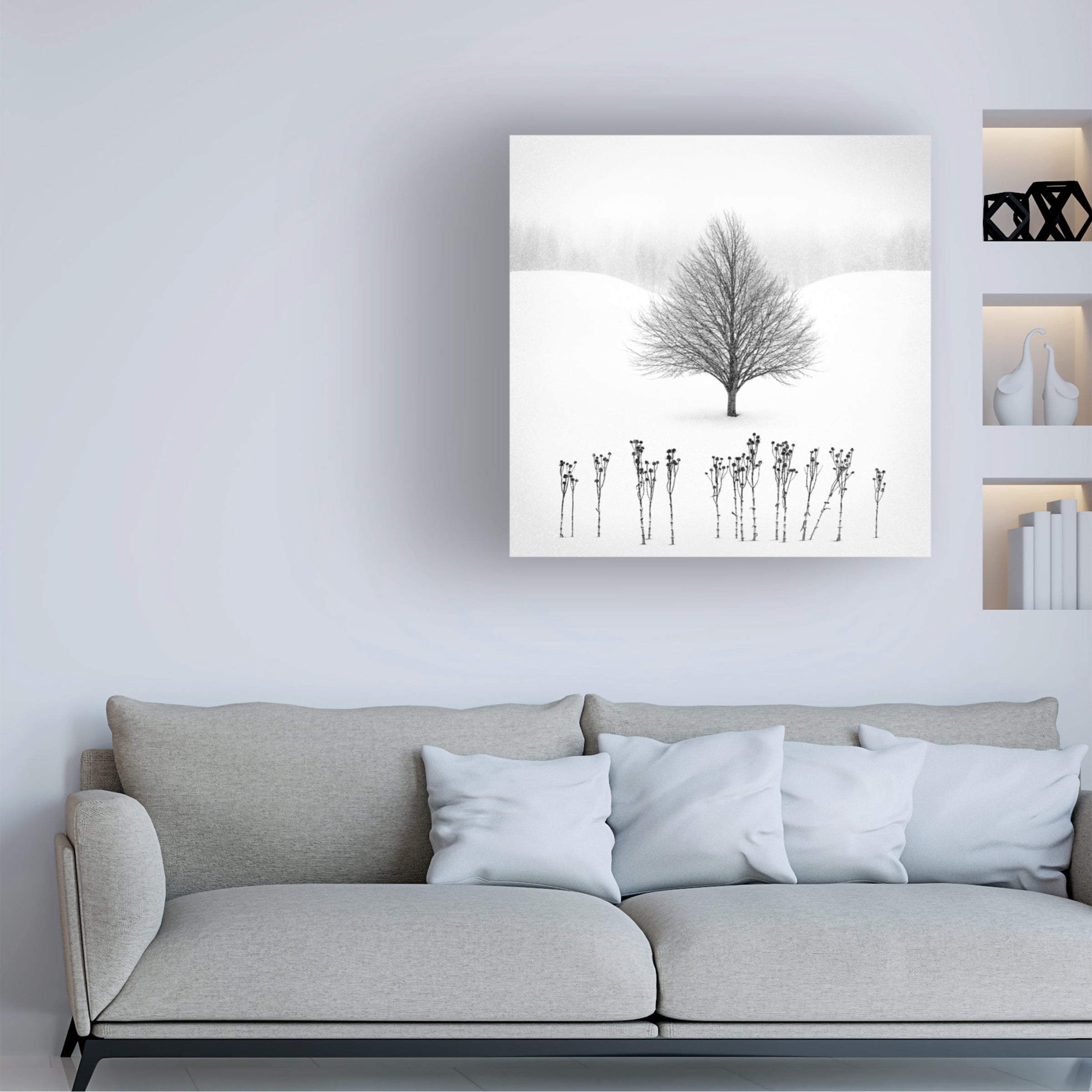 Matt Anderson 'White' Canvas Art