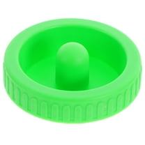 OFFIGAM Green Wide Mouth Plastic Lids for Gallon Jars Canning and Fermenting Kitchen Essential 86mm