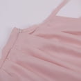 thumbnail image 4 of Quealent Spaghetti Straps Junior Bridesmaid Dresses A Line Chiffon Flower Girl Dress Ruffles Girls Formal Dresses (Pink, 11-12 Years), 4 of 9