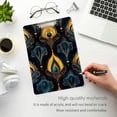 thumbnail image 3 of FORMRS Acrylic Clipboard with Low Profile Clip Standard A4 Letter Size, 12.5" x 9", Navy Blue Art Pattern, 3 of 8