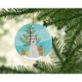 thumbnail image 2 of Carolines Treasures BB4178CO1 Merry Christmas Tree Miniature Schnauzer White Ceramic Ornament 3 in multicolor, 2 of 2