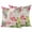 Pink, variant on 2 Pack Outdoor Waterproof Throw Pillow Covers,Summer Watercolor Flamingo Plants Decorative Square Pillow Case Patio Pillowcases for Chair Couch Sofa 16x16in