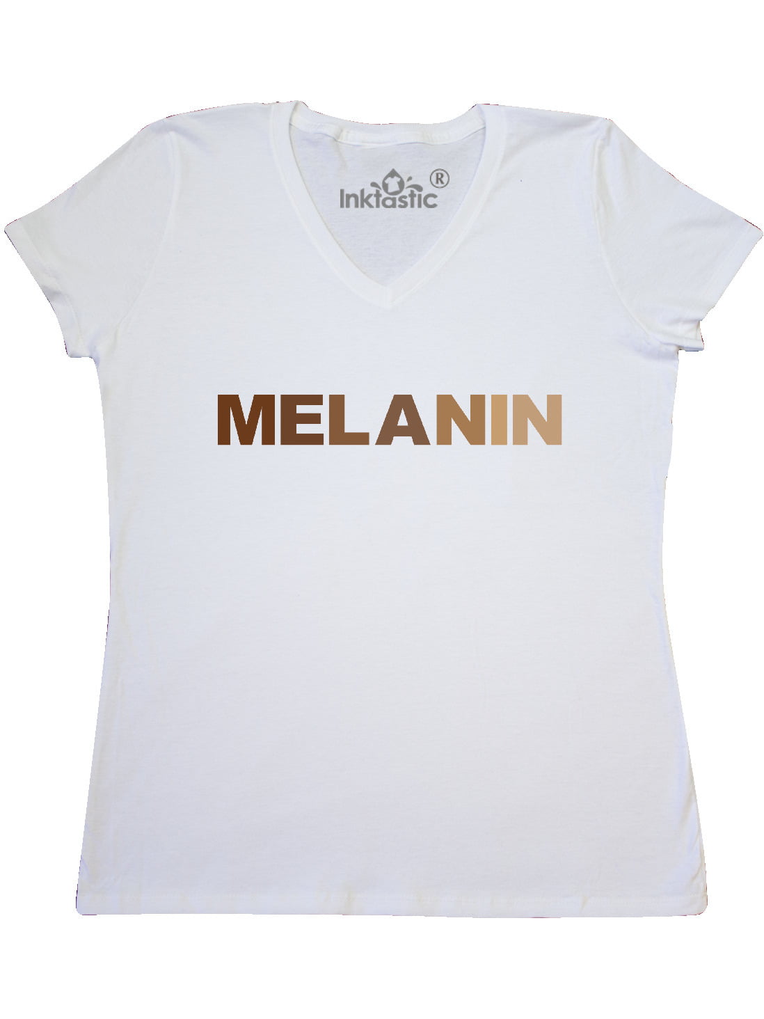 Women's Ladies Got Melanin V Neck T Shirt