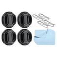 thumbnail image 1 of Unique Bargains Center Pinch Front Lens Cover Dust Camera Lens Cap for Lens with 37mm Thread, 4 Pack, 1 of 6