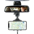 thumbnail image 3 of Universal 360 Degree Rotation Car Rear View Mirror Mount Stand Holder Cradle Clip for Cell Phone iPhone 12\\/11\\/11Pro Max\\/XR\\/X\\/8,Samsung Galaxy S10 S9 S8 S7, 3 of 5