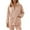 Pink, variant on Reversible Full Zip Hooded Jacket Cozy Thermal Lined Outerwear For Winter Warm Wear With Pockets