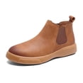 thumbnail image 5 of LSLJS Men's Ankle Boots, Men's All Match Spring And Mid Tube Solid Color Wear Flat, 5 of 5