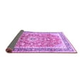 thumbnail image 2 of Ahgly Company Indoor Rectangle Medallion Purple Traditional Area Rugs, 2' x 5', 2 of 4