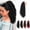 1B, variant on 18Inch Long Water Wave Ponytail Extension Curly Drawstring Pony Tail Clip in Synthetic Hair Piece for Women