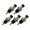 Black, variant on Pack o0f 20 Small Pushbutton Switches Normally Open Elegant Designs Vibranting