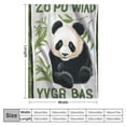 thumbnail image 4 of COMIO  Panda Blanket Cute Throw Blankets Cozy  Flannel Blanket Plush Lightweight Blanket Stuff Panda Gifts for Girls Boys Women Kids Teens Adults for Couch Sofa Bed, 4 of 6