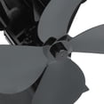 thumbnail image 2 of Cergrey Ventilateur de Poêle à 4 Pales, Ventilateur de Poêle à Bois à 4 Pales Alimenté par la Chaleur pour la Circulation de Chaleur à Domicile, Ventilateur de Cheminée, 2 of 8