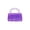 Purple, variant on 3in Handbag Shaped Squishy Toys, Realistic Slow Rising Stress Relief Ball, Soft Pinch Fidget for Adult Sensory Relaxation Desk Home Decorative Display