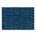thumbnail image 1 of Brick Wall Cutting Board, Stone Wall Pattern Illustration with Bricks in Blue Color Shades, Decorative Tempered Glass Cutting and Serving Board, in 3 Sizes, by Ambesonne, 1 of 2