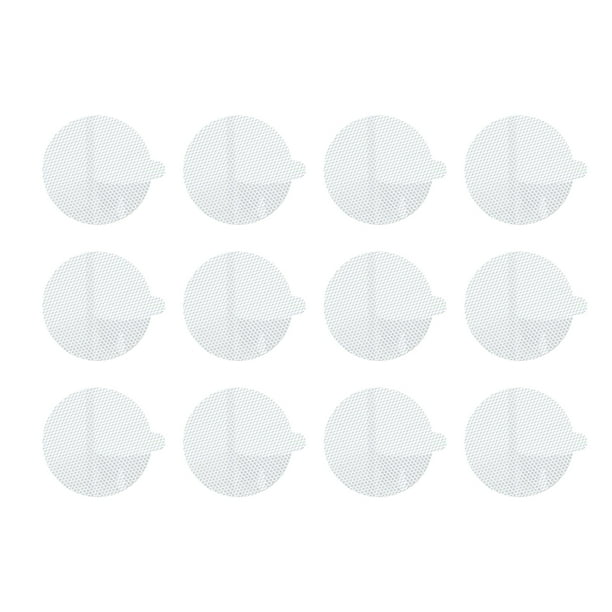 Lot De 50 Autocollants Filet Anti-cheveux Pour Douche - 4 Pouces, Blanc (Neuf)