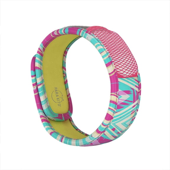 PARA'KITO Mosquito Insect & Bug Repellent Wristband - Waterproof, Outdoor Pest Repeller Bracelet w/ Natural Essential Oils (Key West)