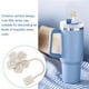 thumbnail image 3 of Buy 2 get 10% off 4 PCS 10mm Peach Blooms Shape Straw Decoration Straw Tips Cover Straw Covers Cap For Reusable Straws Long-lasting Straw Protector, 3 of 4