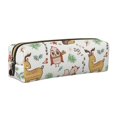 thumbnail image 1 of Disketp Cute Little Animals Estuche de Lápices de Cuero con Cierre, Estuche Compacto para Papelería, Bolígrafos y Accesorios Pequeños, 1 of 7