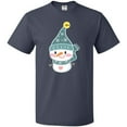 thumbnail image 3 of Inktastic Cute Christmas Snowman in Blue Hat and Scarf T-Shirt, 3 of 5