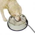 thumbnail image 3 of Comedero térmico para mascotas, de acero inoxidable, para exteriores, con calefacción, para perros, pollos, etc., con enchufe europeo. p20241126958, 3 of 5
