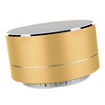 thumbnail image 1 of funtasica Wireless Bluetooth Speaker USB TF Bass Player LED Golden, 1 of 9