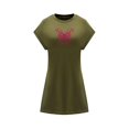 thumbnail image 1 of Vestido de verano para mujer, disfraz de primavera, vestido suave con cuello redondo para caminar y salir , SG, 1 of 7
