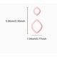 thumbnail image 1 of Molde geométrico simple de arcilla suave, cuchillo de alta precisión, herramienta for hacer pendientes DIY, 1 of 2