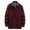 Wine, variant on TOUMENY Men Sweater Long Sleeve Casual Half Zip Mock Neck Fleece Knit Pullover Solid Winter Warm Slim Fit Fashion Tops Coffee XXXL
