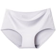 thumbnail image 1 of Women’s Silk Comfort Underwear for Everyday Leisure Seamless Midriff Style Panties Lightweight Triangle Design Suitable for All Seasons Large Size Solid Color, 1 of 2