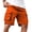 CIK82-Saffron, variant on Lumtrix Men'S Shorts Casual Stretch Classic Drawstring Elastic Waist Summer Work Short With Multi Pockets Blue 3XL