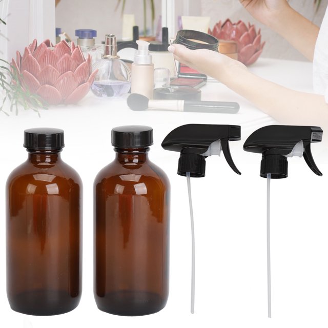 Botellas vacías de spray de aceite esencial contenedor recargable a prueba de luz para aceites esenciales 480 ml 4 piezas para limpieza del hogar ANGGREK Otros
