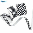 thumbnail image 5 of GOOHOCHY 3 Rolls Checkered Fabric Plaid Ribbon, 5 of 8