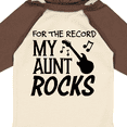 thumbnail image 4 of Inktastic For the Record, My Aunt Rocks Boys or Girls Long Sleeve Baby Bodysuit, 4 of 5